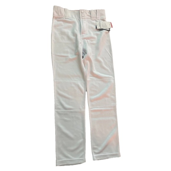 Marucci White Tapered Fit Baseball Pants MAPTAPX Youth Size M New - Picture 1 of 4